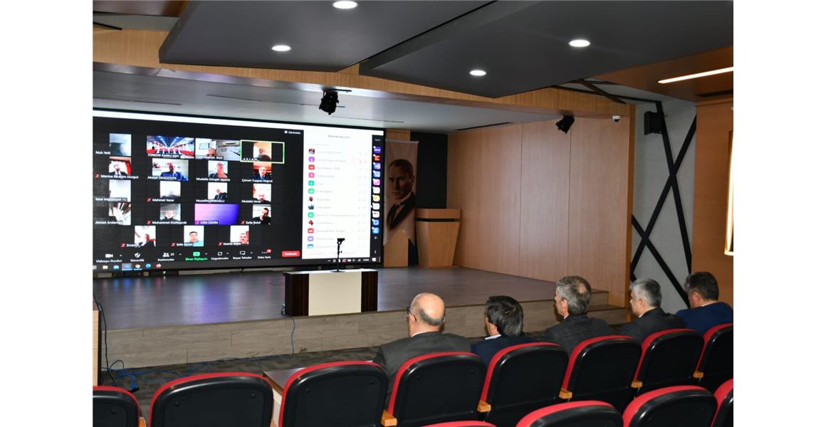 DEPREM GÜNDEMLİ 33. BAŞKANLAR KURULU TOPLANTIMIZI GERÇEKLEŞTİRDİK